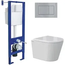 Унитаз подвесной Berges Wasserhaus Vita Rimless 043384 (с сиденьем)