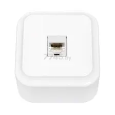 Розетка компьютерная RJ-45 BYLECTRICA Пралеска белая (РК18-004)