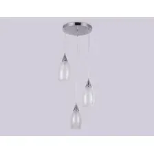 Подвесная люстра Ambrella light TR3548/3 CH/CL (хром/прозрачный)