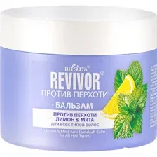 Бальзам для волос Belita Revivor, против перхоти с лимоном и мятой, 300 мл