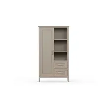 Шкаф BRW Classic REG1D2S Глиняный серый 95х40,5х170 см