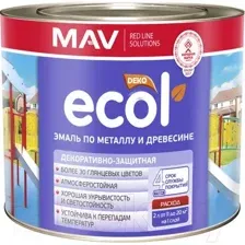 Эмаль MAV Ecol ПФ-115 С (2кг, белый матовый)