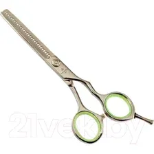Ножницы парикмахерские Dewal Profi Step 105/5.5 (салатовый)