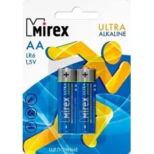 Батарейка Mirex Ultra Alkaline AA 2 шт LR6-E2