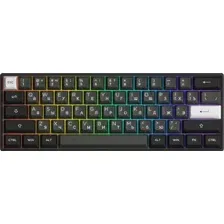 Клавиатура Akko 3061S Black &amp; Silver (Akko Cream Yellow V3 Pro)