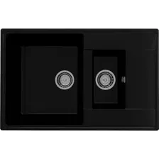 Кухонная мойка Ulgran Quartz Prima 780 1,5К-07 (уголь)