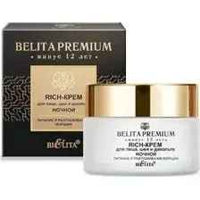 Ночной крем для лица Belita Ночной крем для лица Premium Rich Питание и разглаживание морщин 50 мл