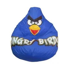 Кресло-мешок FLAGMAN Груша Макси Angry Birds синий (Г2.1-046)