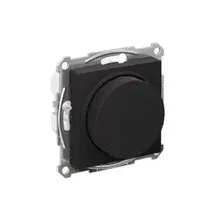 ATLASDESIGN СВЕТОРЕГУЛЯТОР (диммер) поворотно-нажимной, LED, RC, 400Вт, механизм, КАРБОН