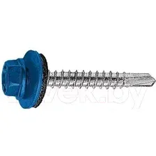 Саморез ЕКТ Кровельный 4.8х29 / B004505 (50шт, RAL 5005, насыщенный синий)