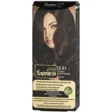 Краска для волос HAIR Happiness 5.81, темно-коричневый.