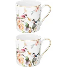 Набор кружек Elan Gallery Певчие птички New Bone China 730872