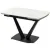 Кухонный стол M-City Alatri 120 Matt 614M04390 (White Marble Solid Ceramic/Black)
