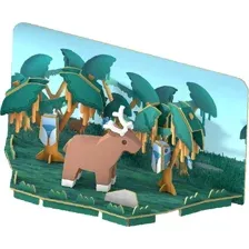 Игрушка-конструктор Halftoys Animal Олень с диорамой HA010
