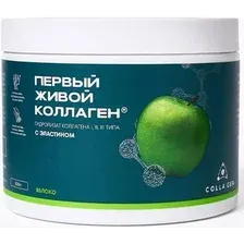 БАД Colla Gen Первый живой коллаген яблоко с эластином 500 г