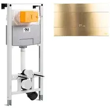 Инсталляция для унитаза OLI 885052+888565 (золото)