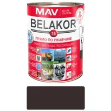 Грунт-эмаль MAV Belakor-15 Ral 8017 1 л (шоколадный матовый)