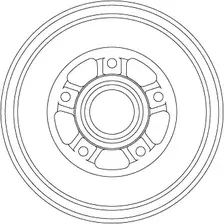 Тормозной барабан TRW DB4560MR