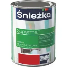 Эмаль Sniezka Supermal масляно-фталевая (800мл, красный)