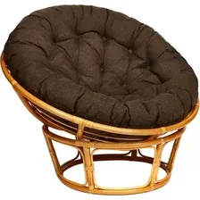 Кресло садовое Tetchair Papasan 23/01 W с подушкой 125 (медовый/коричневый)