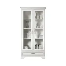 Шкаф-витрина Black Red White Kentaki S320-REG2W1S (белый)