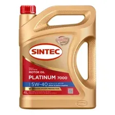 Моторное масло SINTEC PLATINUM 7000 5W-40 ACEA C3 API SP, 4л / 963360