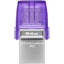 USB Flash Kingston DataTraveler MicroDuo 3C USB 3.2 Gen 1 64GB