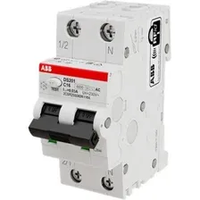 Дифференциальный автомат ABB DS201 C10 AC30 1P+N C 10A 30mA 6kA 2M 2CSR255080R1104