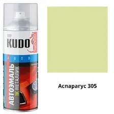 KUDO - Эмаль автомобильная металлизир. "Аспарагус 305", 520мл / KU-41305