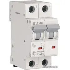 Выключатель автоматический Eaton HL-C252 2P 25A C 4.5кA 2M 194773