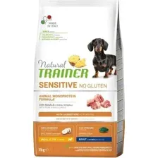 Сухой корм для собак Trainer Gluten Free Для мелких пород с чувствит. пищеварением свинина (7кг)