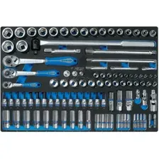 Набор инструментов  1/4&quot, 3/8&quot и 1/2&quot 103 предмета KING TONY (9-9503MRV01)