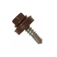 Саморез Daxmer Кровельный 5.5x19 (250шт, 8017 шоколадный/коричневый)