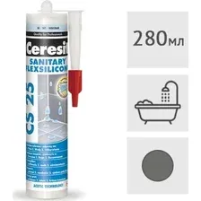 Герметик Ceresit CS 25 (280 мл, антрацит)