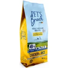 Сухой корм для собак Pet's Brunch для взрослых собак средних пород 4 кг