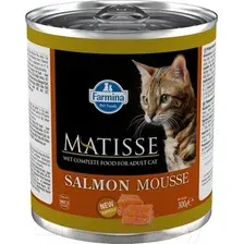 Консервированный корм для кошек Farmina Matisse Salmon Mousse (мусс с лососем) 300 г