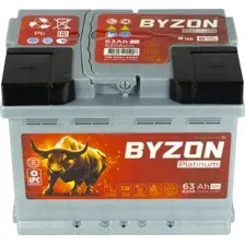 Автомобильный аккумулятор BYZON Platinum R+ / BYZ630P (63 А/ч)