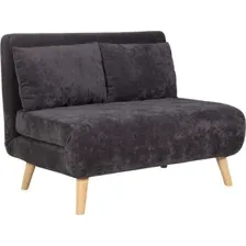 Диван DiArt Элли 1000 (велюр Sensey graphite/ножки светлые)