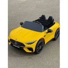 Детский электромобиль Mercedes-Benz SL63 4х4 Лицензия (желтый автокраска)