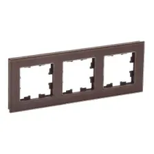 Рамка для выключателей и розеток IEK Brite BR-M32-G-K45 (темная бронза)