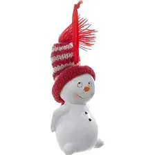 Елочная игрушка Kurt S. Adler Christmas 2024. Снеговик в шляпе / C9692