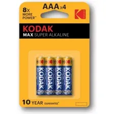 Элемент питания Kodak MAX LR03-4BL 4 шт.