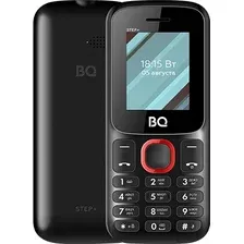 Кнопочный телефон BQ BQ-1848 Step+ (черный/красный)