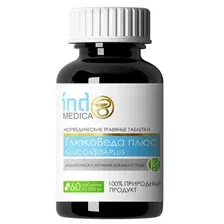 БАД Meitan Indo Medica ГлюкоВеда плюс: для поджелудочной железы (60 таблеток)