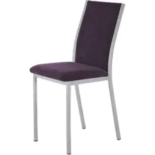 Стул AMC Comfort 2 Г Т5.14 (ткань баклажан/серебристый)