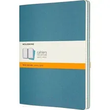 Набор блокнотов Moleskine Cahier Journal Xlarge / QP321 (3шт, черный)