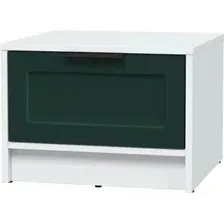 Тумба Интерлиния Концепт Тренд КТ-ТК1-35 (белый платинум/изумруд)