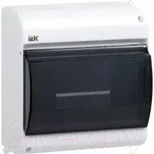 Бокс пластиковый IEK ОП КМПн 2/6 для 6 авт. выкл. с крышкой IP30