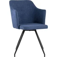 Стул с подлокотниками Stool Group Слинг вращающийся (синий)