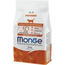 Сухой корм Monge Cat Speciality Line Monoprotein для котят и беременных кошек, из утки 1,5кг